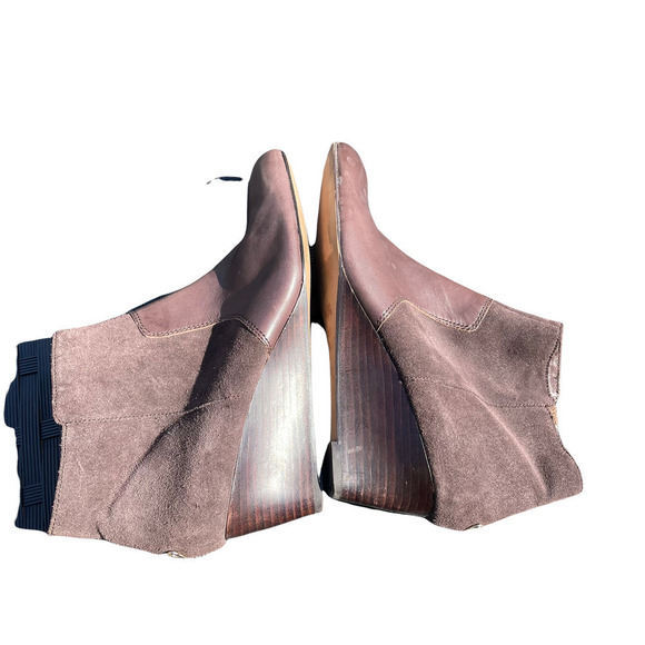 Coach Mystic Wedge Zip Ankle Boots - Womens Size EU 38.5 / US 8.5 - Picture 8 of 16